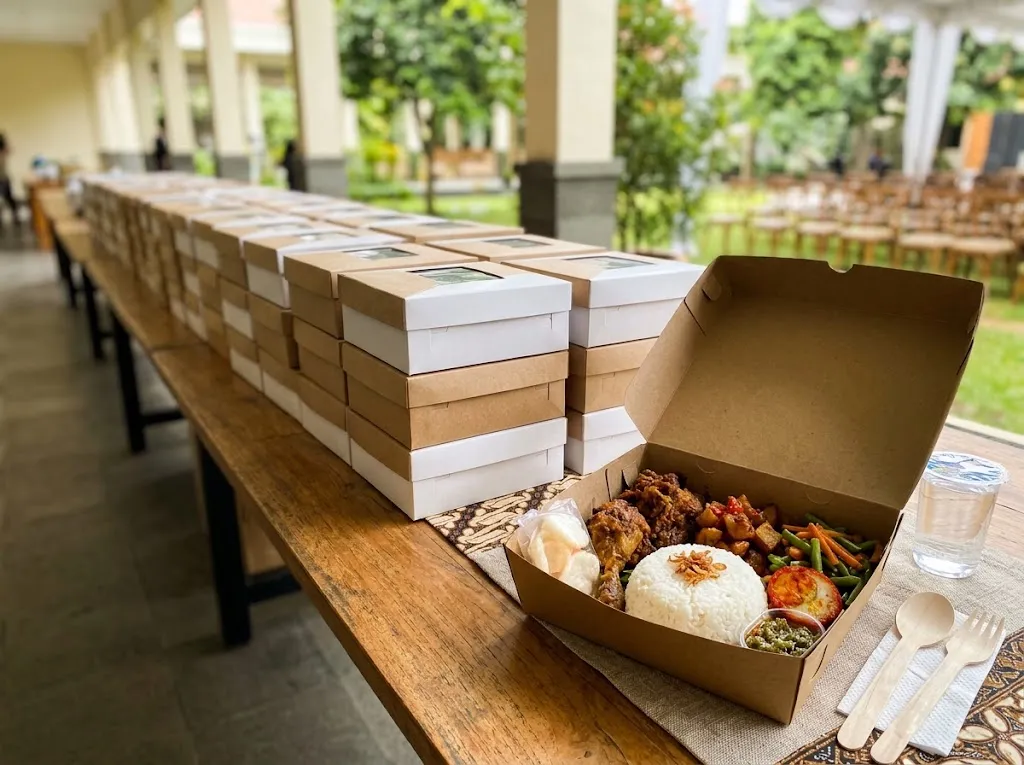 ilustrasi nasi box